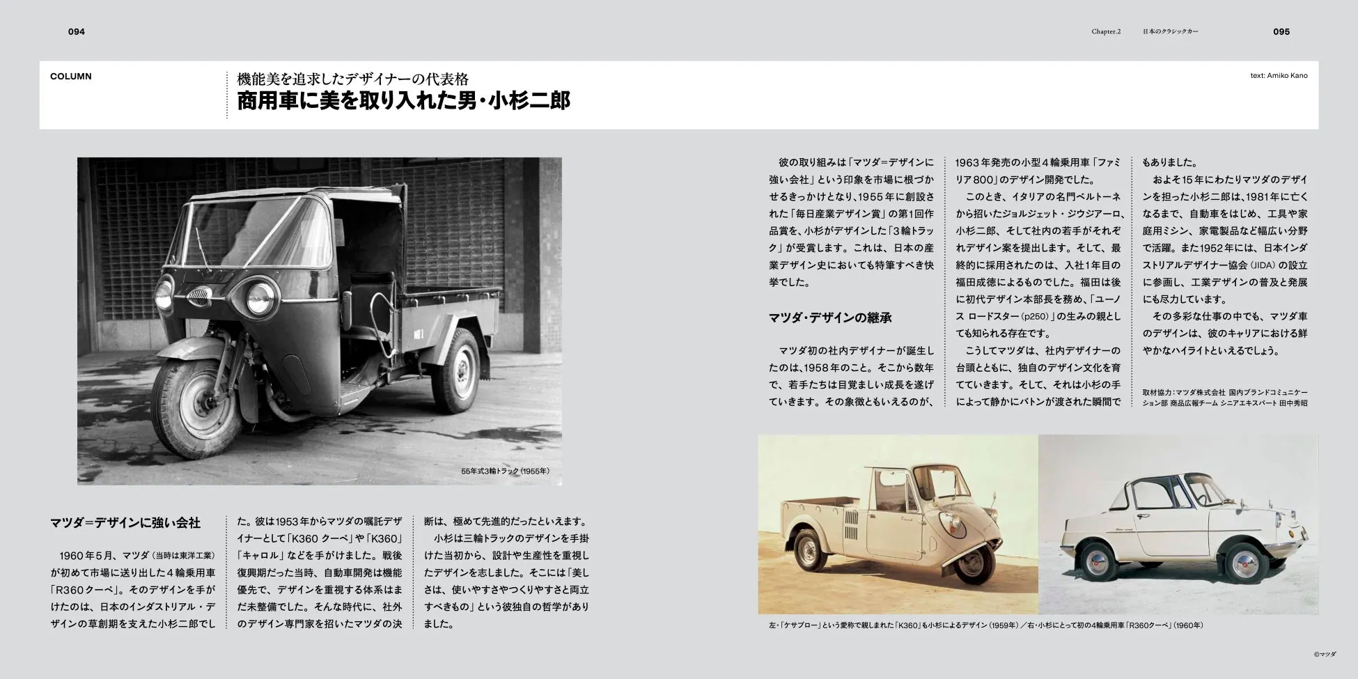 マツダ R360クーペと小杉二郎氏の紹介