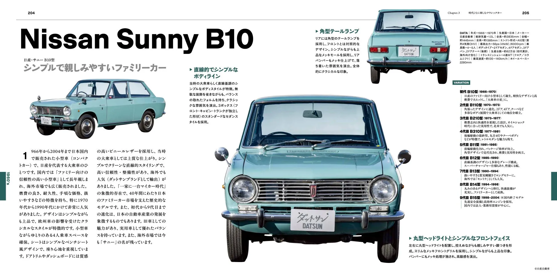 日産 サニー B10
