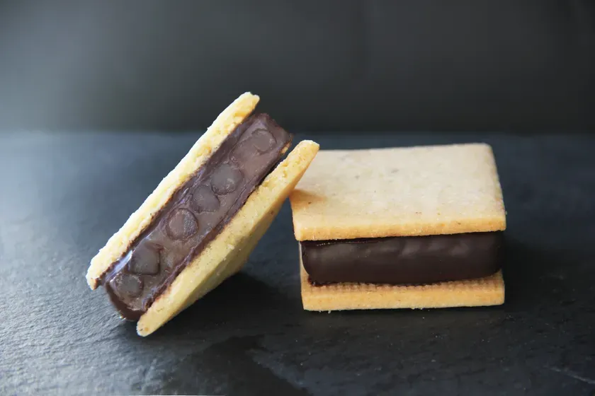 小倉バターのチョコレートサンド