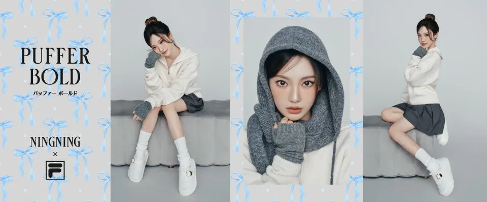 【FILA PUFFER BOLD SLIP ON v2】冬の主役はコレ!厚底スリッポンで叶える旬顔コーデ