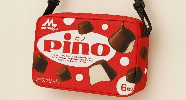 Pinoアイスの箱型ショルダーバッグ