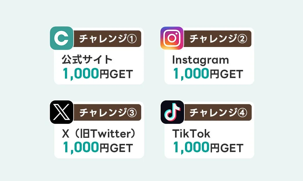 SNSチャレンジの案内画像