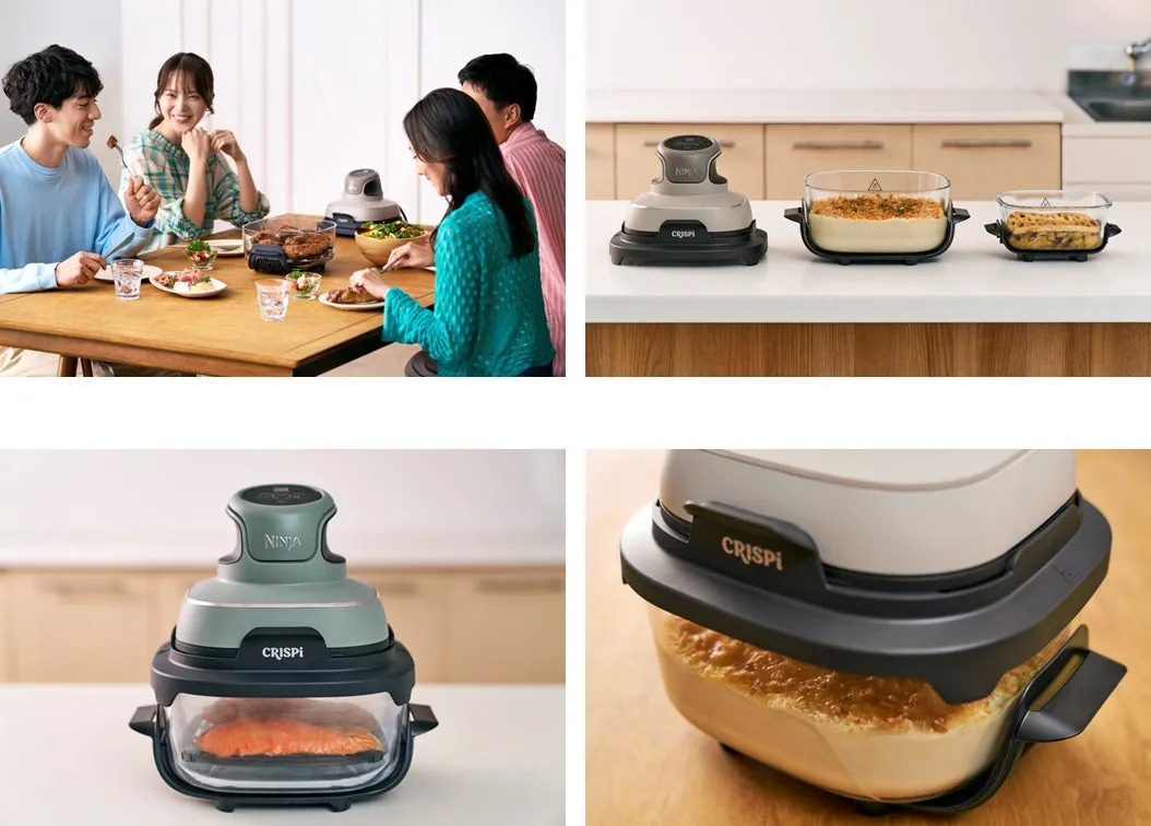 大小2つのガラスコンテナが付属するイメージ