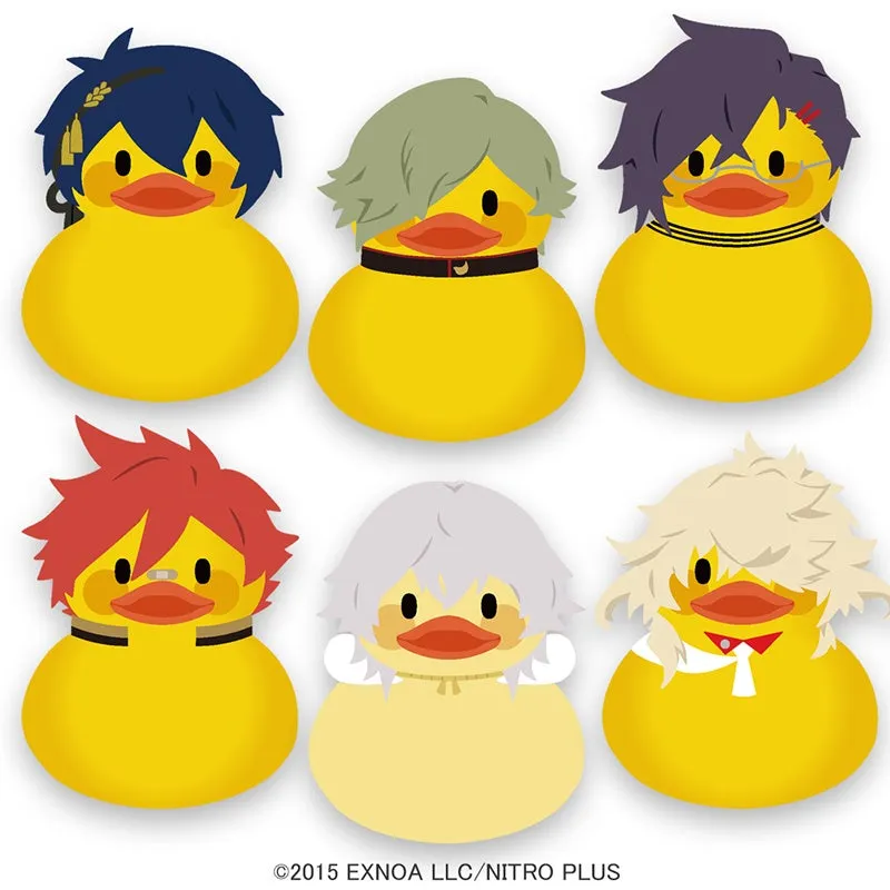 B賞お風呂ソフビの集合イラスト