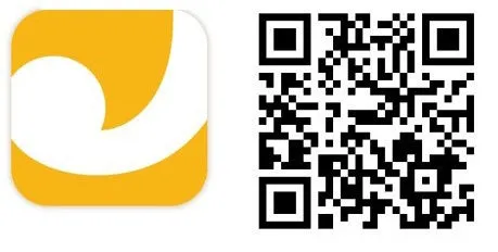 ジョイフル公式アプリのロゴとQRコード