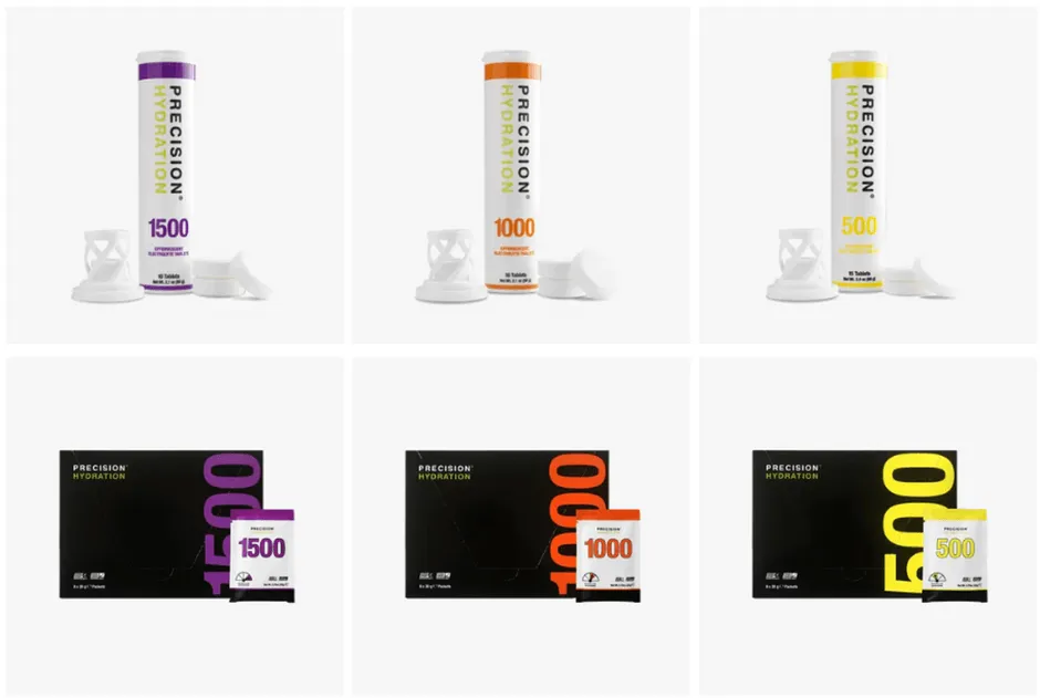 電解質タブレットとパッケージ