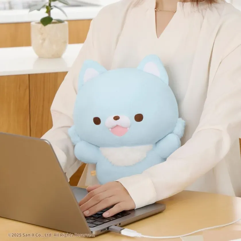 あったかぬいぐるみ アオイコオオカミ イメージ2