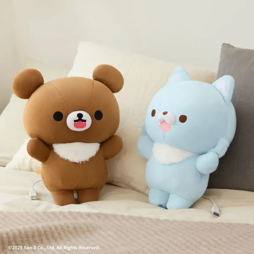 あったかぬいぐるみ チャイロイコグマ／アオイコオオカミ イメージ1