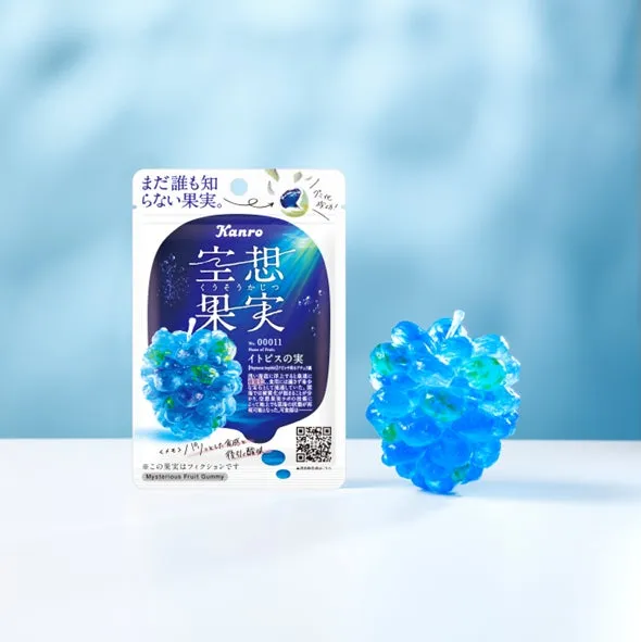 【カンロ 空想果実 イトピスの実】深海の神秘がセブンに！パリッとろっ新食感グミ体験
