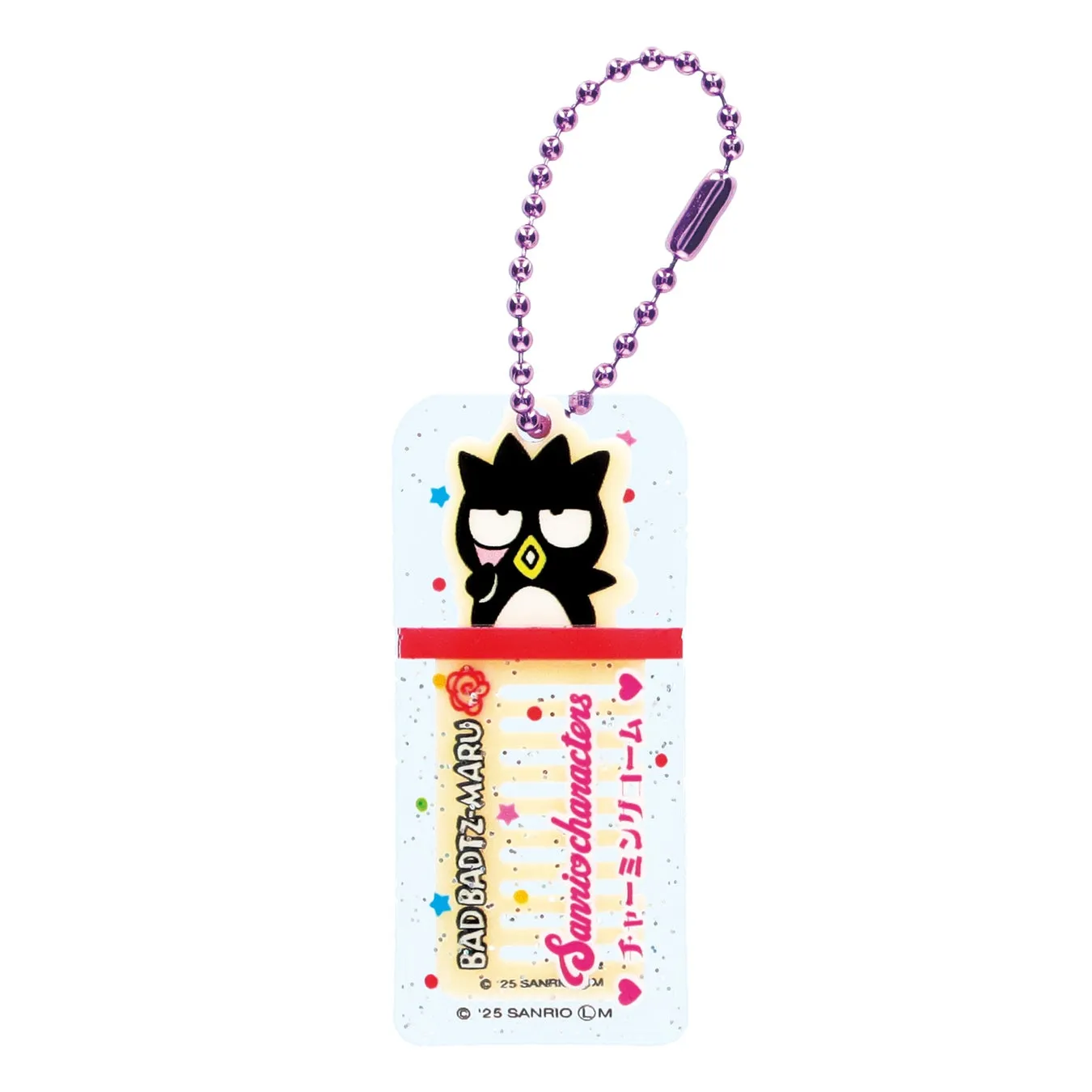 バッドばつ丸のコームアクリルチャーム