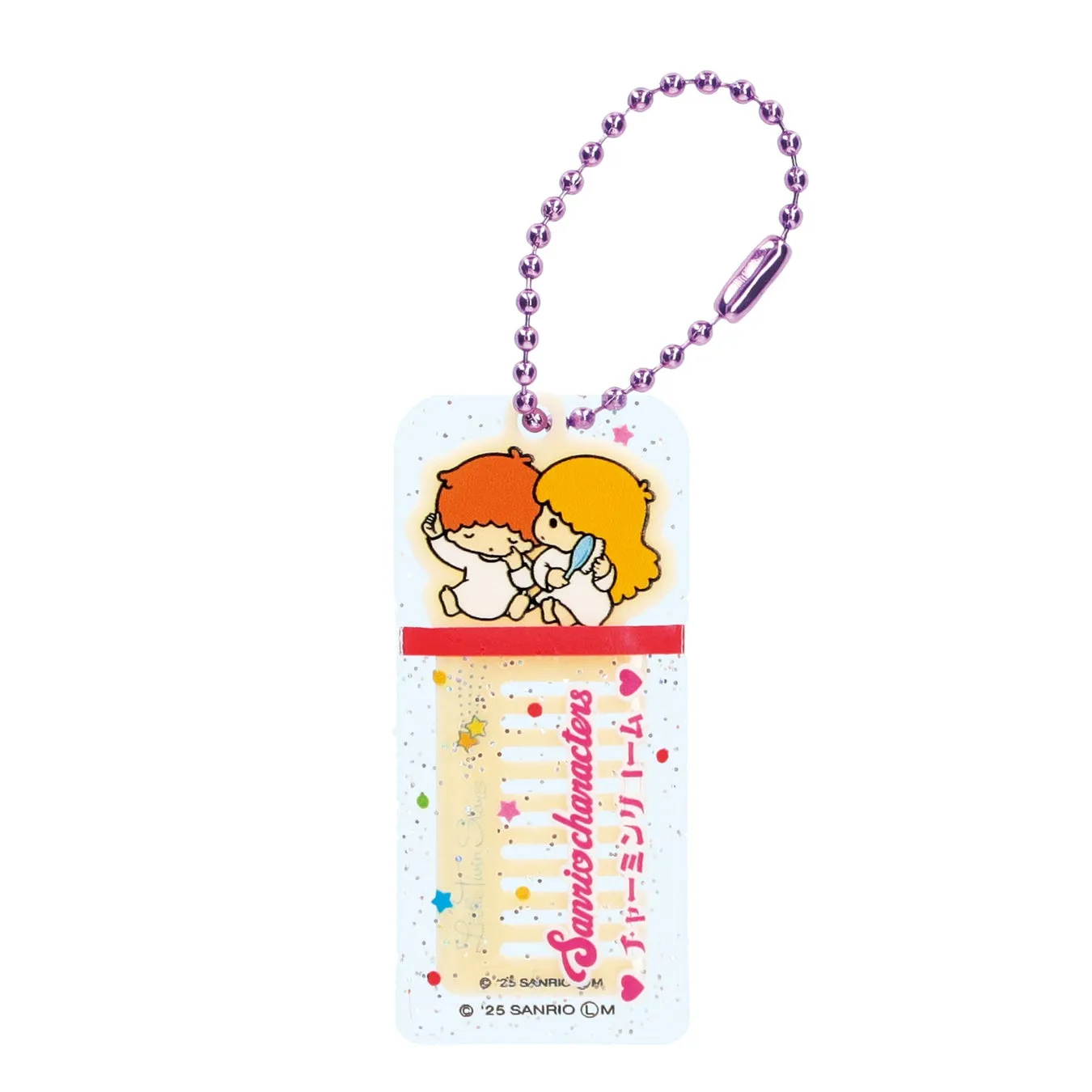 リトルツインスターズのコームアクリルチャーム