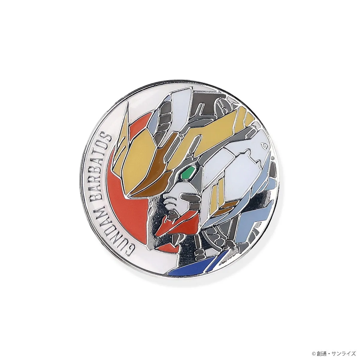 ガンダム・バルバトスのイラストが描かれたメダル