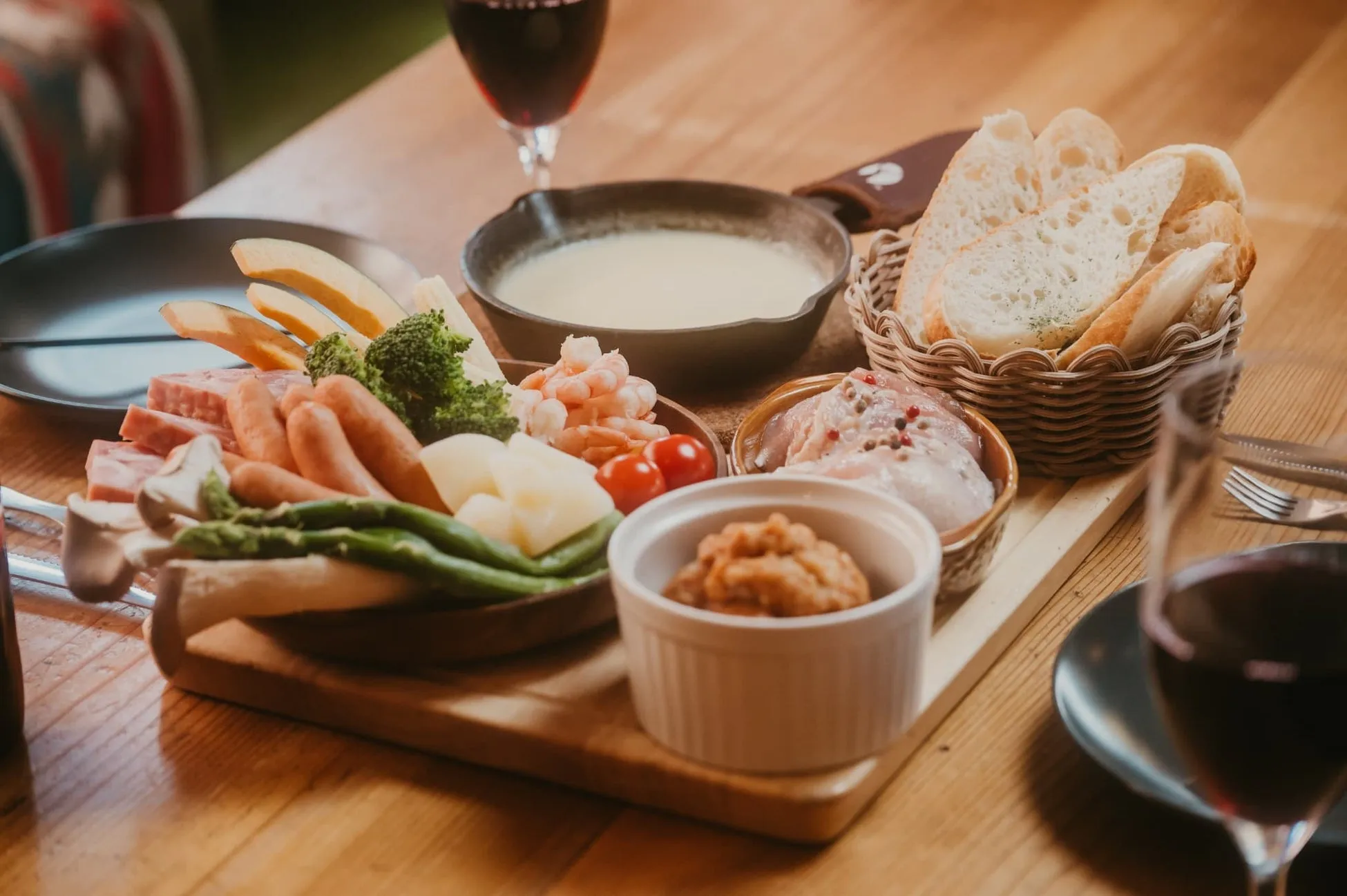 チーズフォンデュの具材