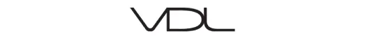 白背景に黒のVDLのロゴ