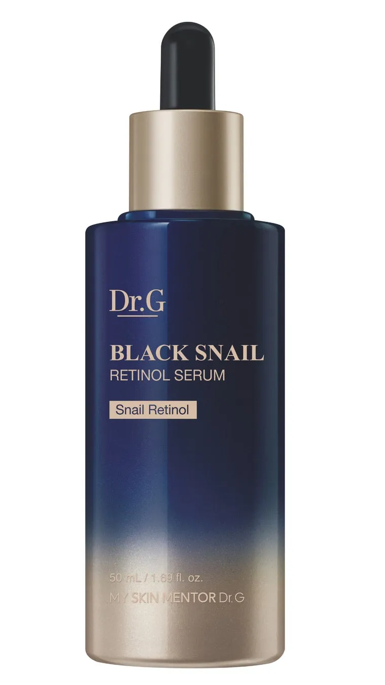 Dr.Gのブラックカタツムリレチノールセラムのボトルです。