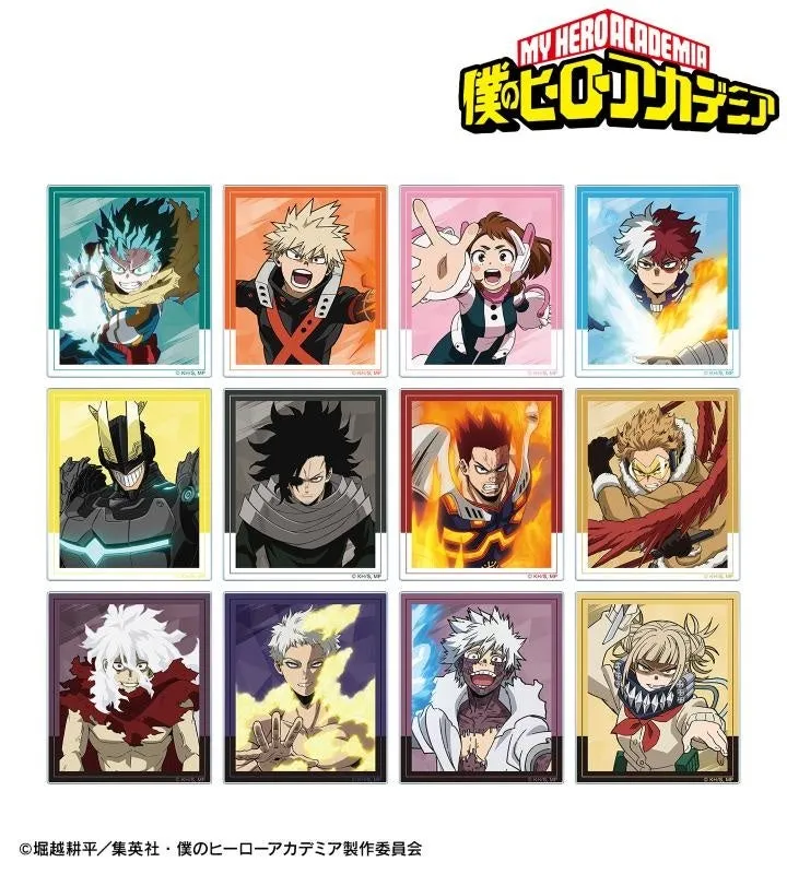 僕のヒーローアカデミアのキャラクターが描かれたカードの画像です。