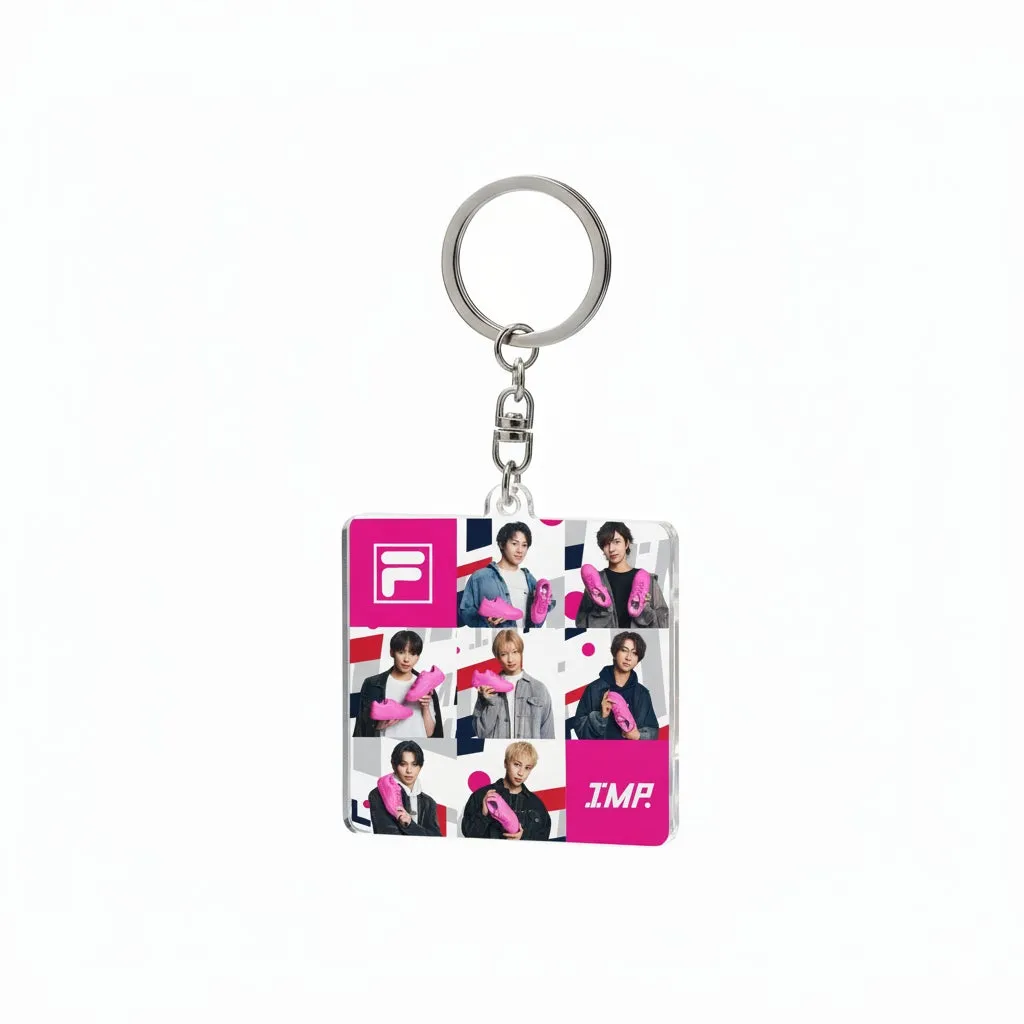 FILAとIMP.のコラボキーホルダーの画像