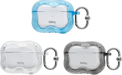 透明なAirPodsケースが3つ