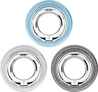 3つの異なる色のスマートフォンリング