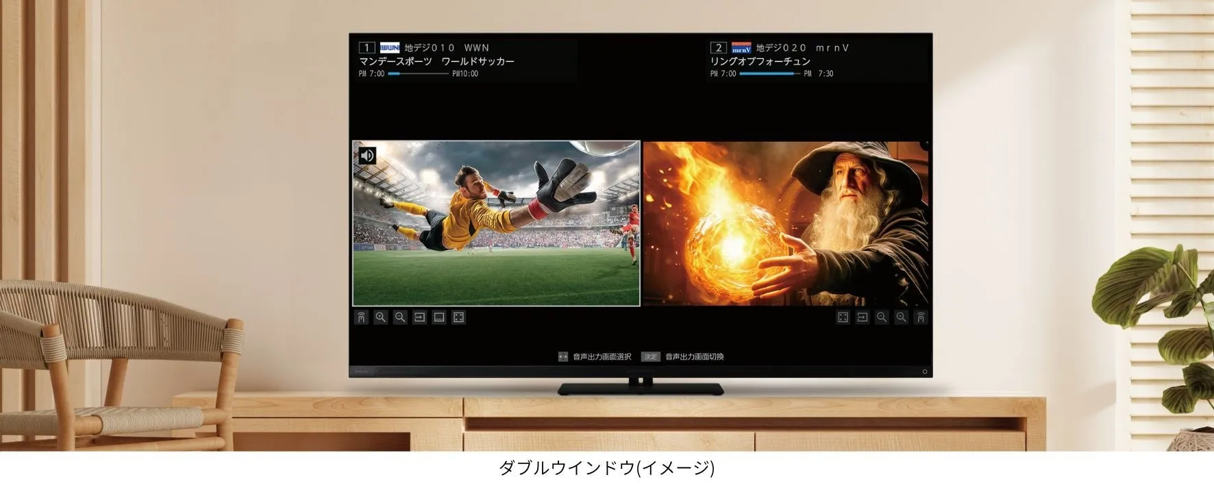 ダブルウインドウのイメージ