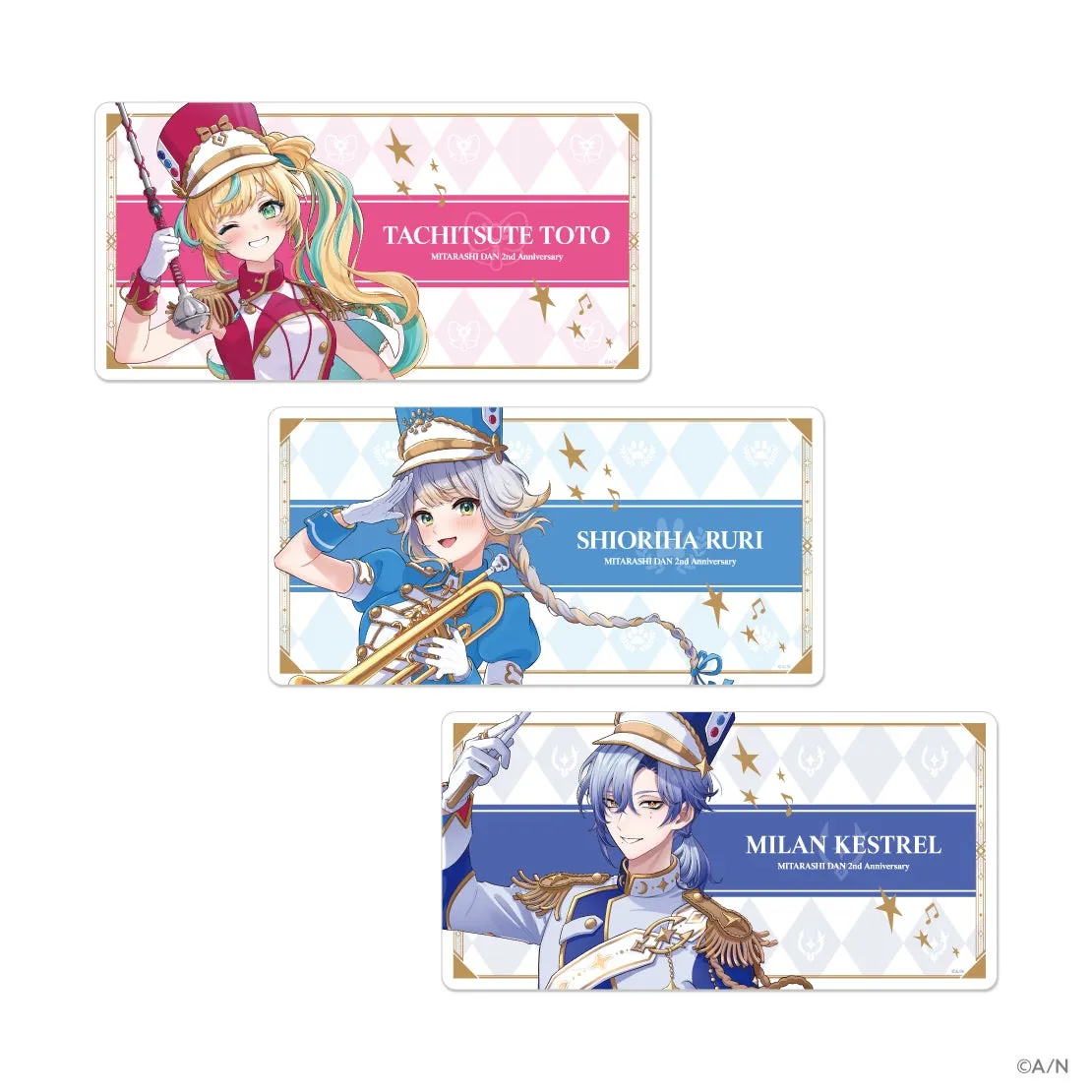 みたらし団 2周年記念 大判ラバーマット（関連イラスト）