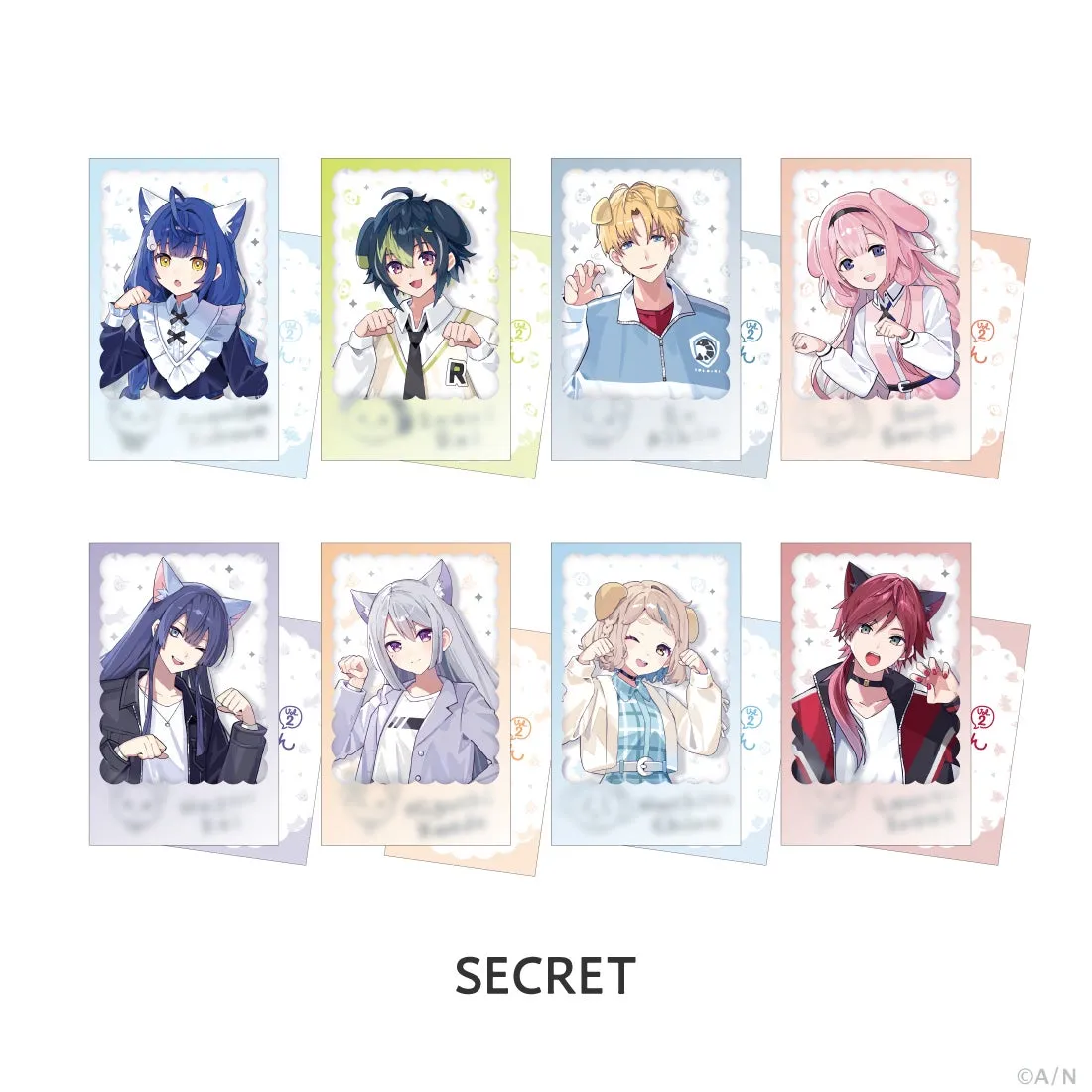 ランダムチェキ風カード SECRET