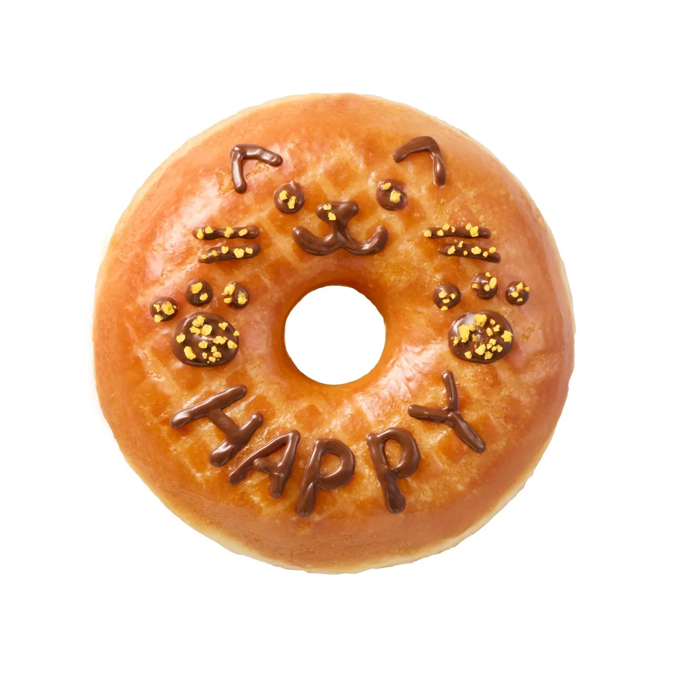 ドーナツ デコレーション例 (猫)