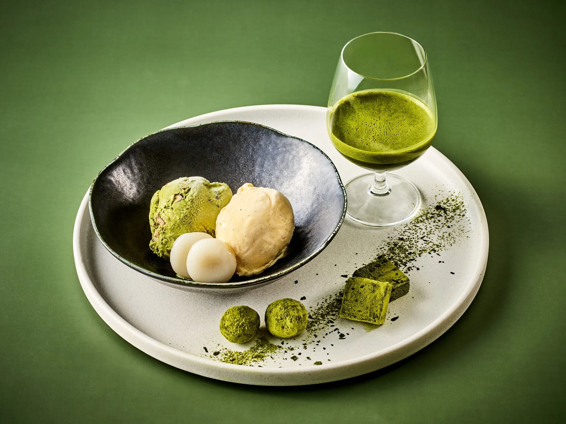 JINNAN CAFE西尾の抹茶濃厚アフォガード