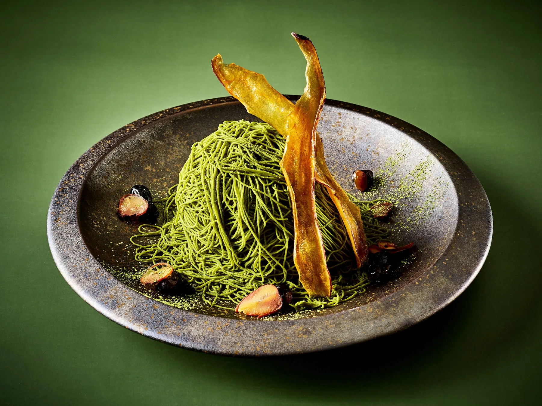 JINNAN CAFE西尾の抹茶和栗スフレモンブラン