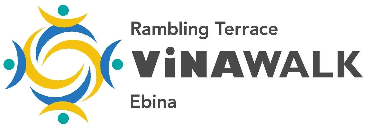 ロゴマーク。Rambling Terrace ViNAWALK Ebinaという文字。