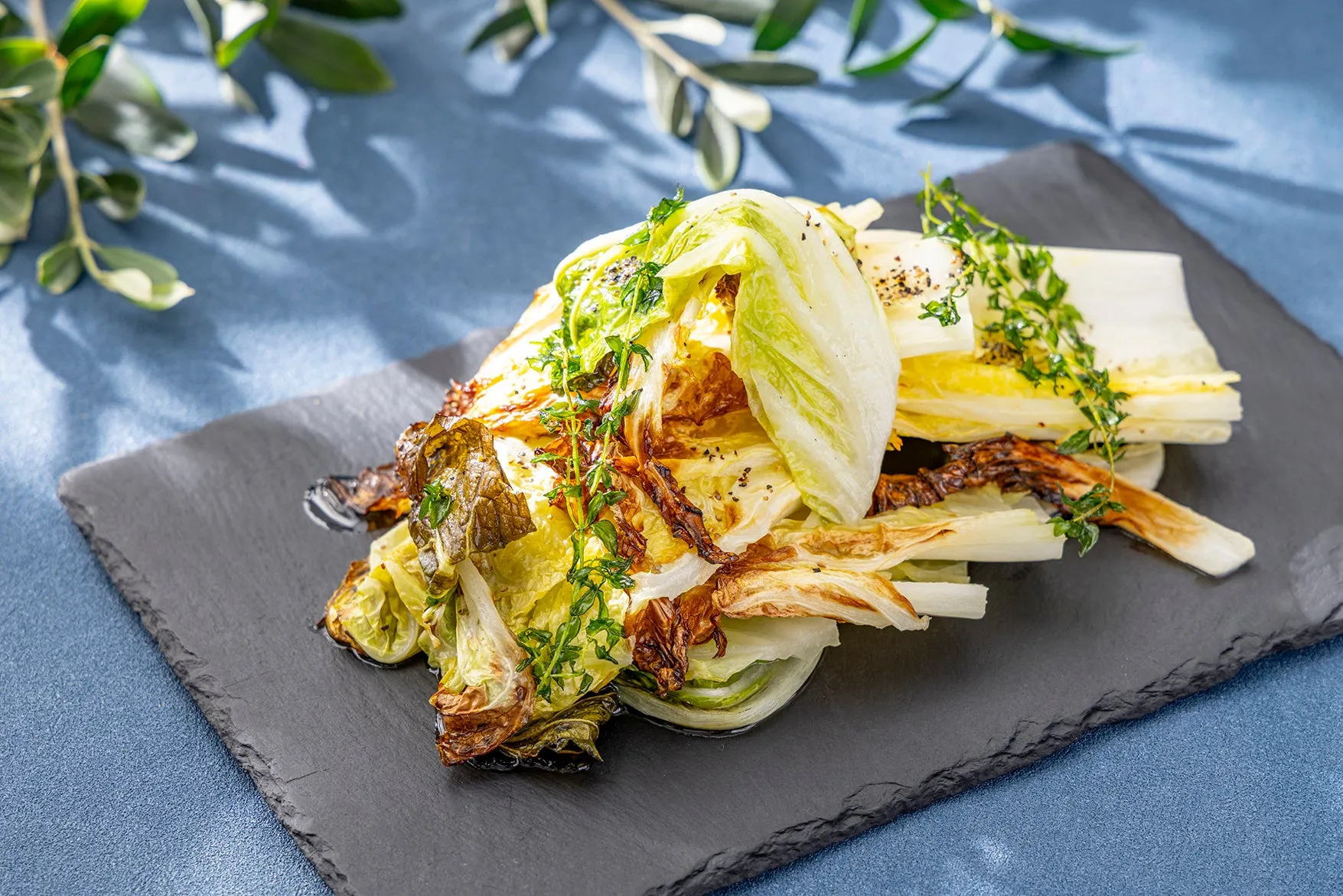 白菜の昆布茶ロースト タイム風味（ヴィーガン）