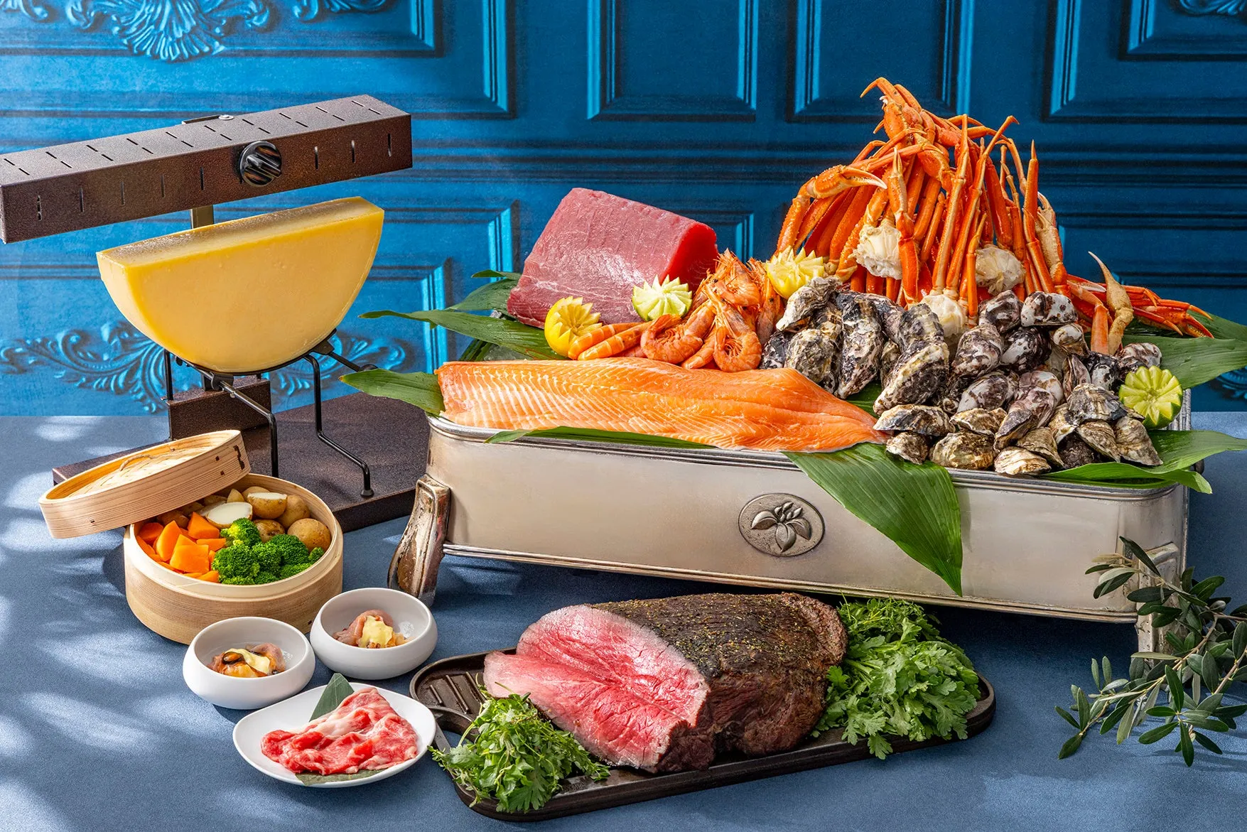 チーズラクレット、海鮮