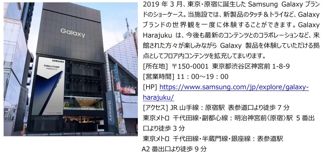 Galaxy Harajuku 外観