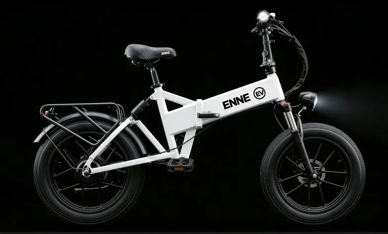ENNE EV 白い電動自転車