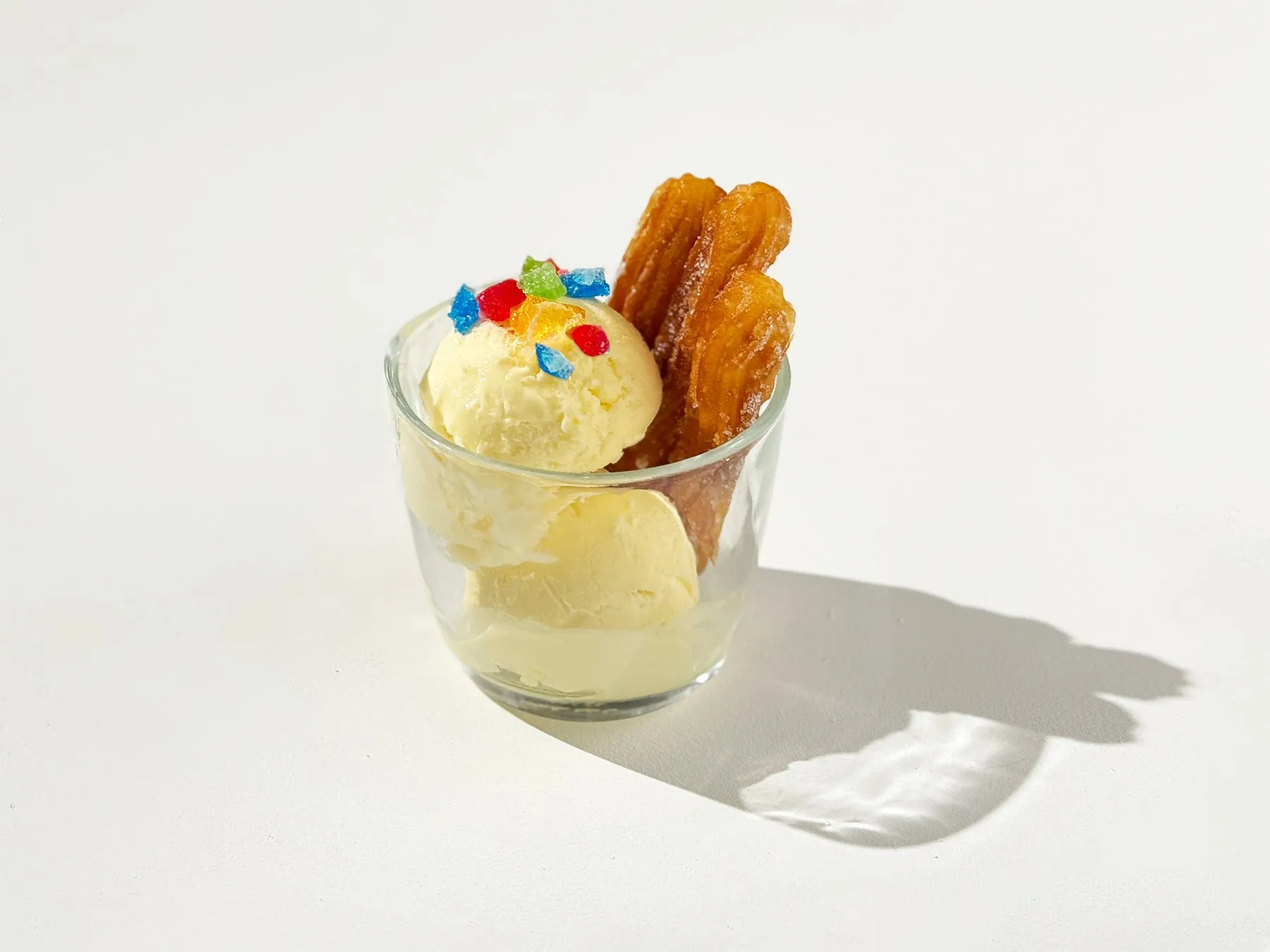 カサ・バトリョのチュロス&アイス