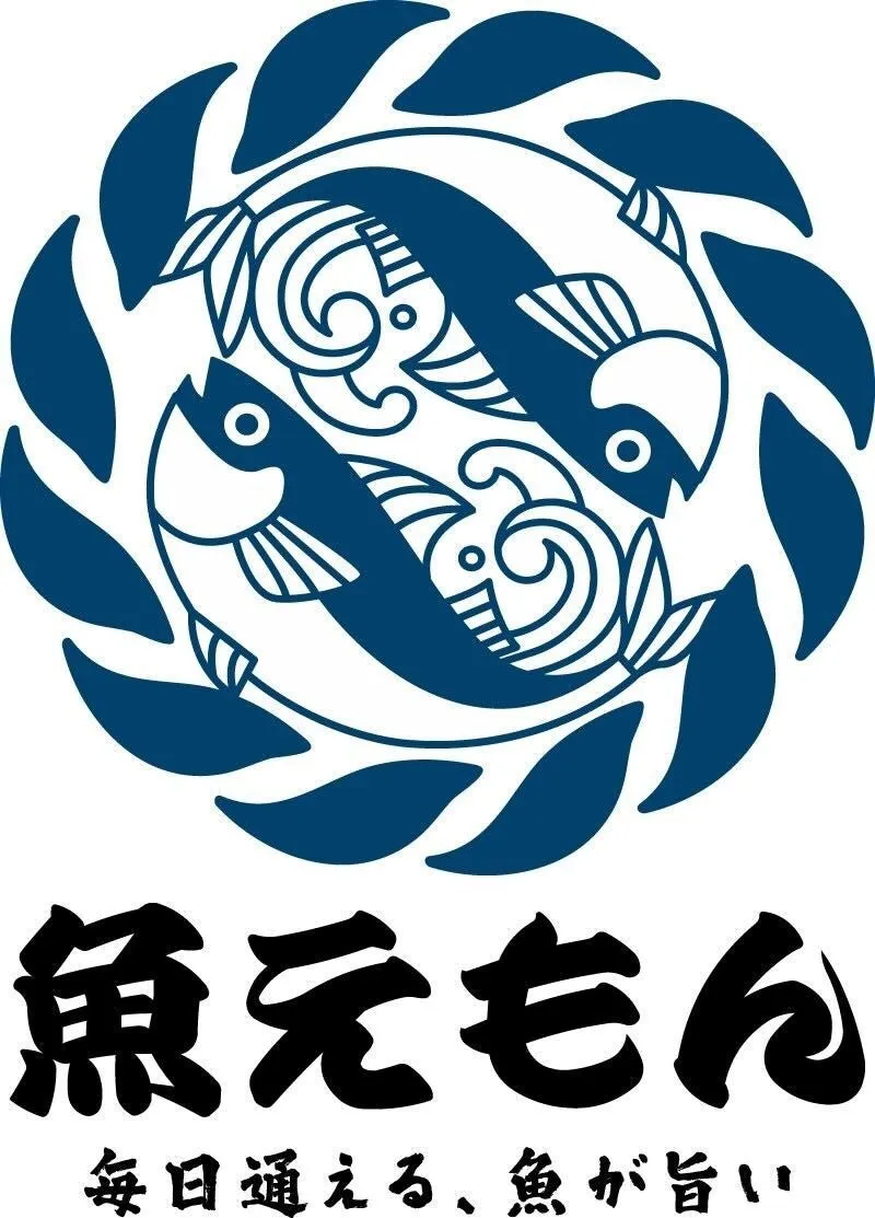 魚元もんロゴ