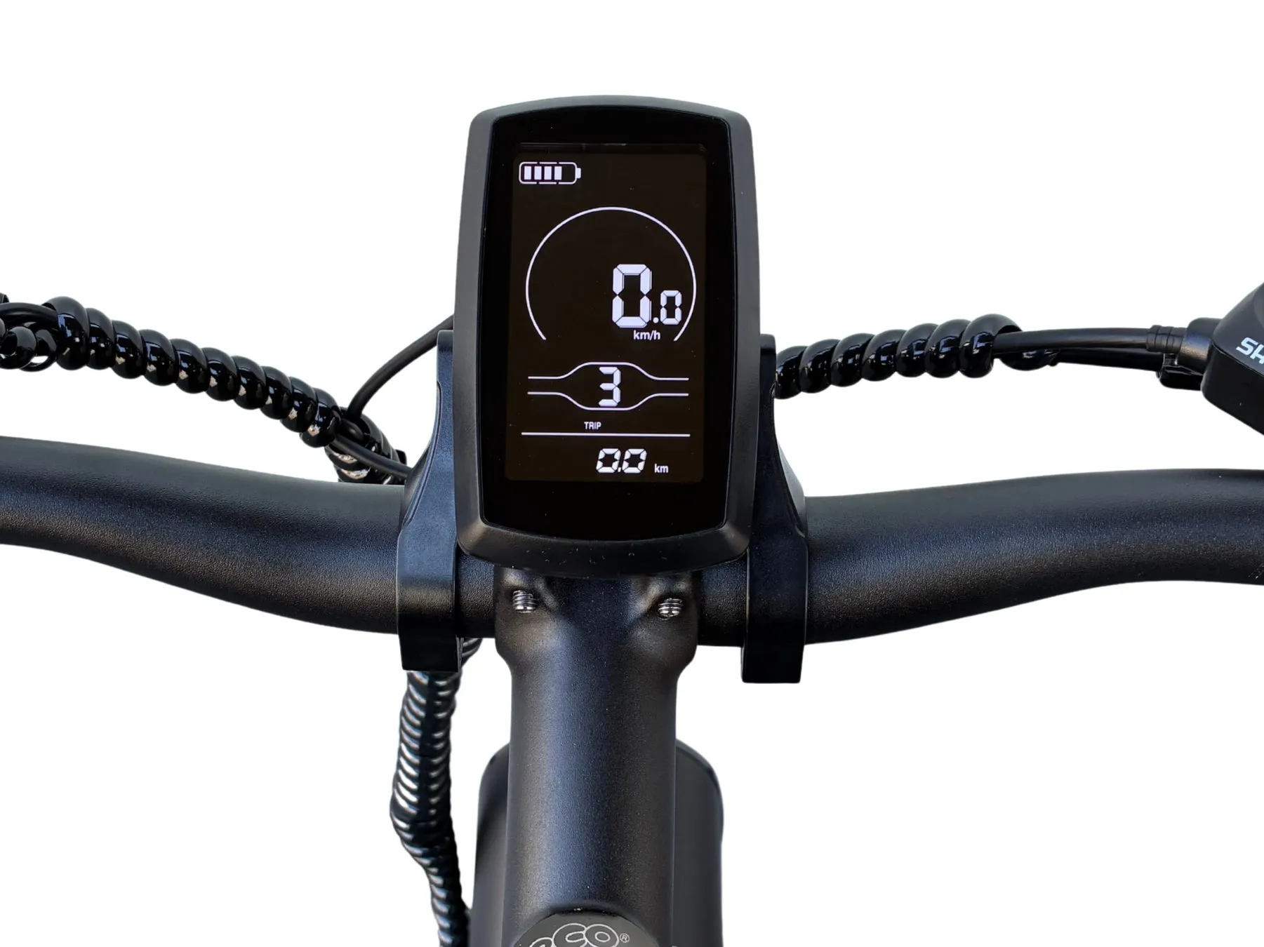 自転車のデジタルディスプレイ