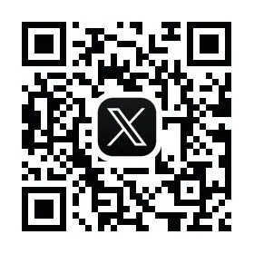 中央にロゴマークのあるQRコードの画像