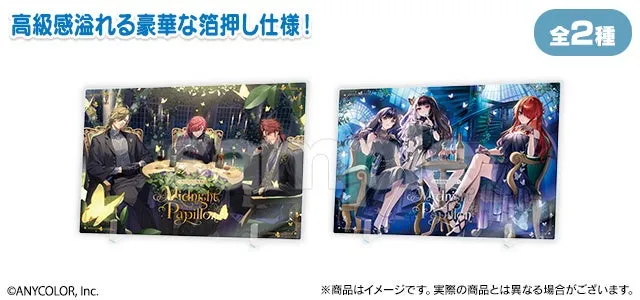 箔押しアクリルパネル