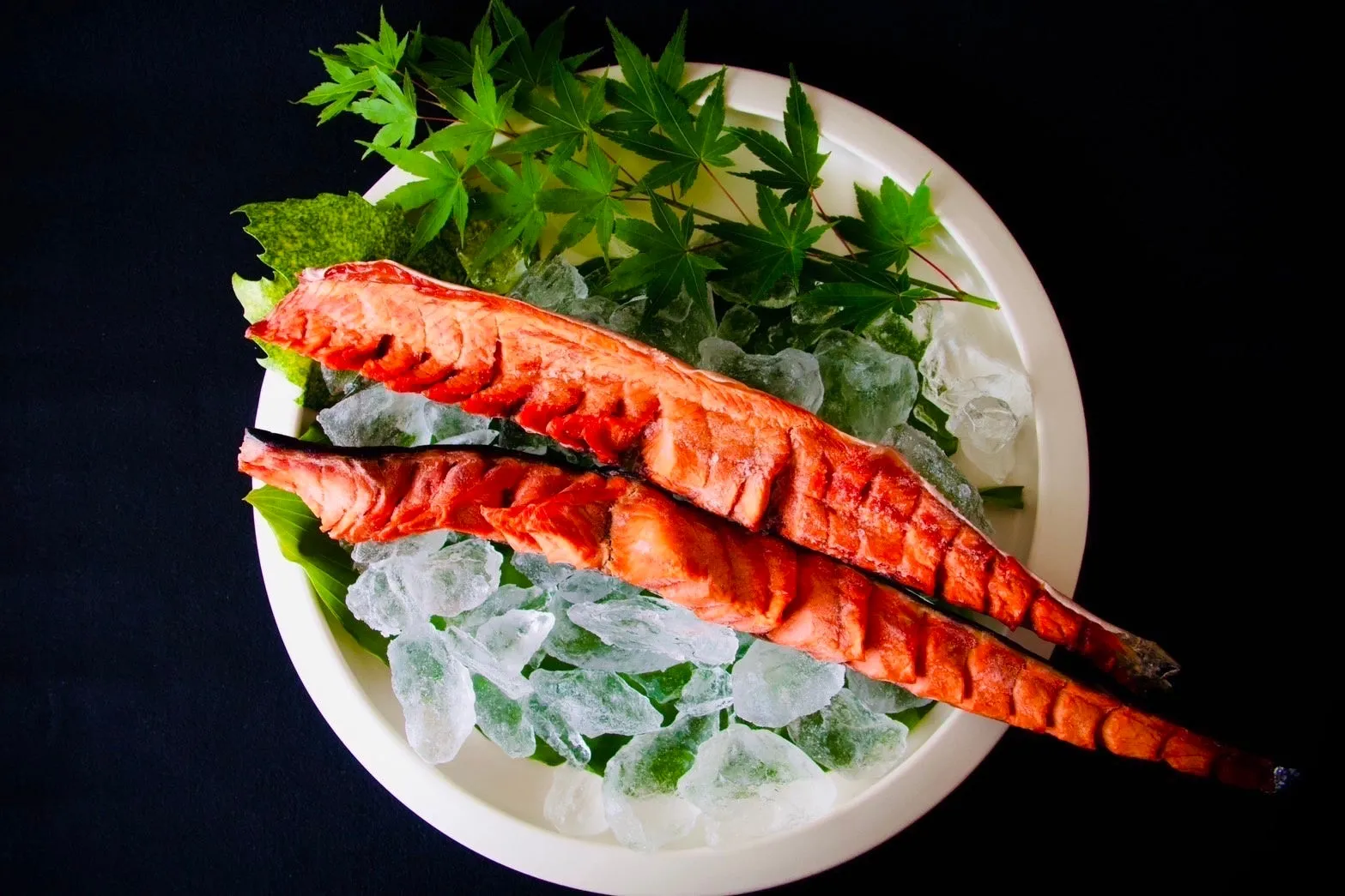 生とば（鮭の身を干した保存食）