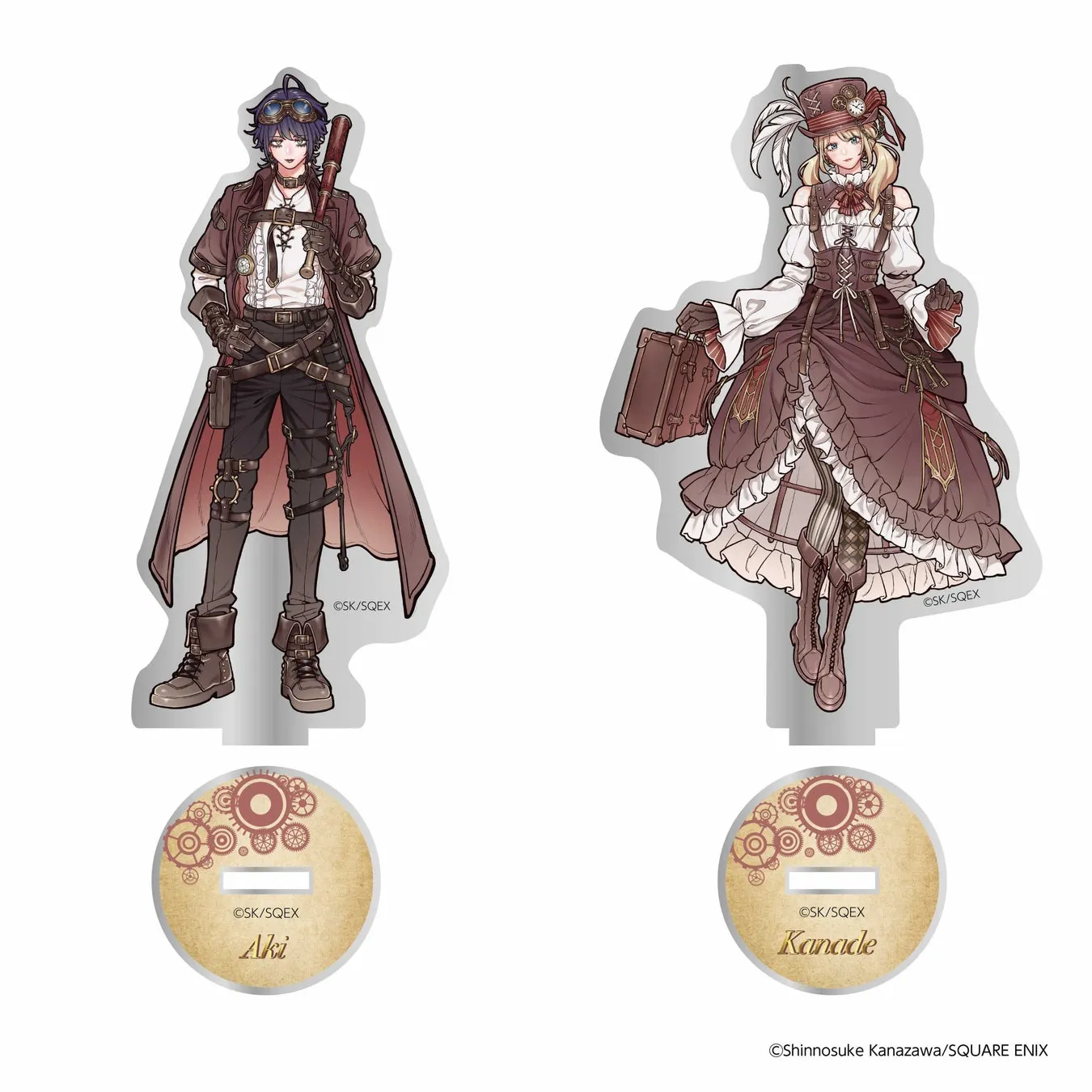 スチームパンク風のアクリルスタンド