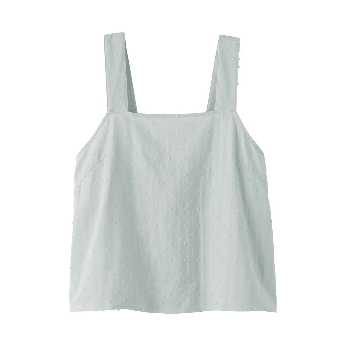 水色のタンクトップ