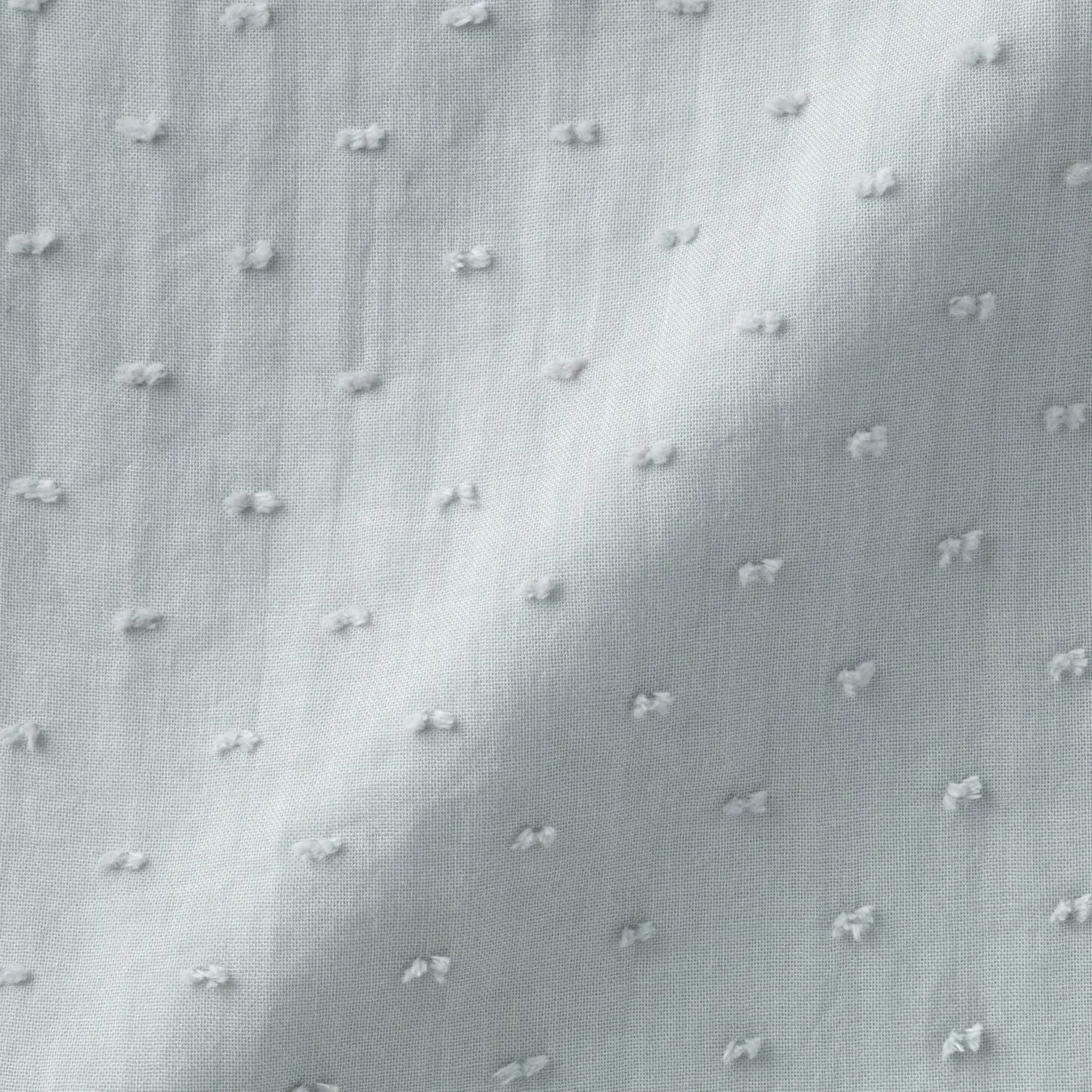 ドットドビー生地のクローズアップ