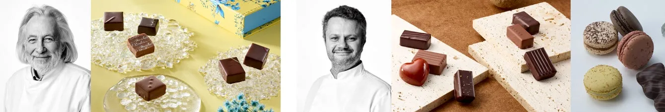 ヴァンサン ゲルレ氏のチョコレートとマカロン