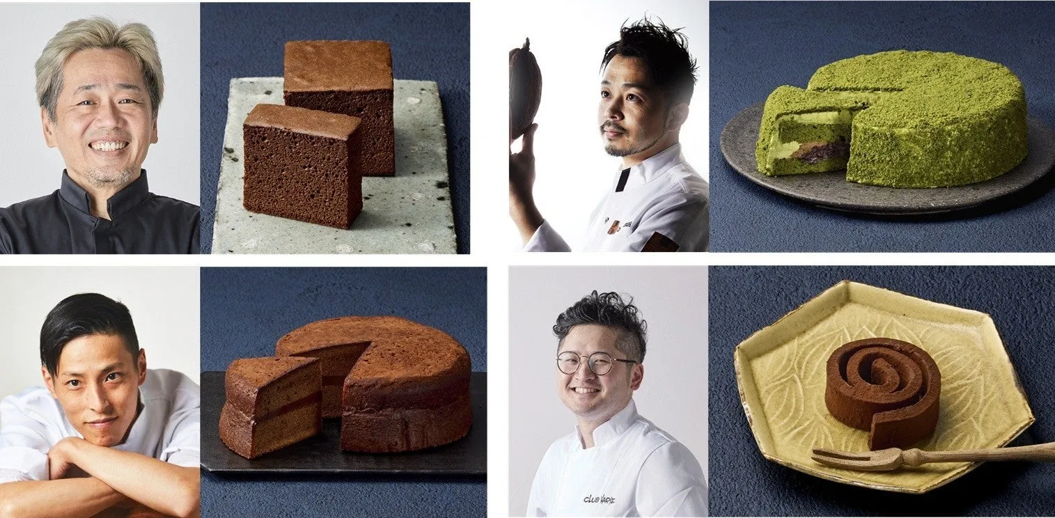 クラブハリエのケーキとシェフ