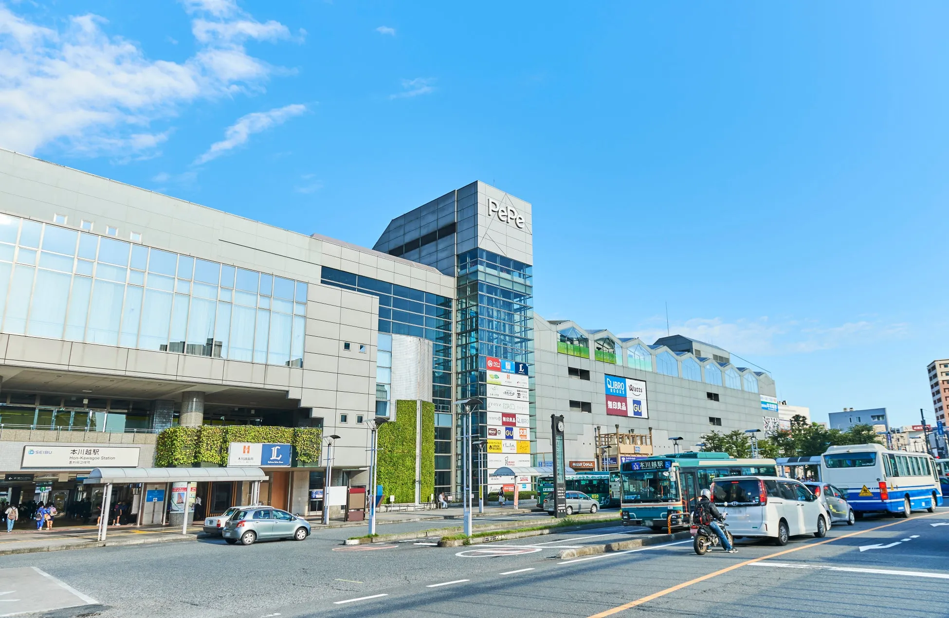 本川越駅周辺の風景写真