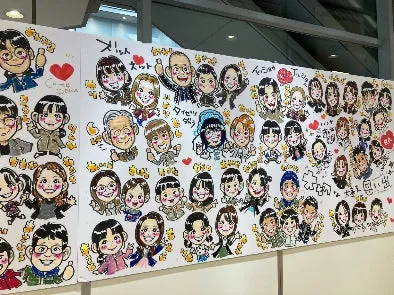 似顔絵ポスター