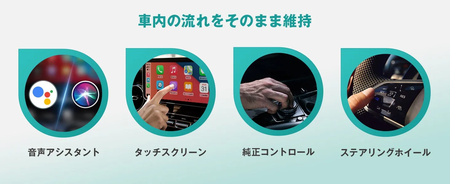 車内インターフェースの例を示す画像