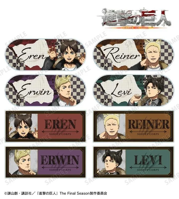 トレーディングアクリルネームプレート