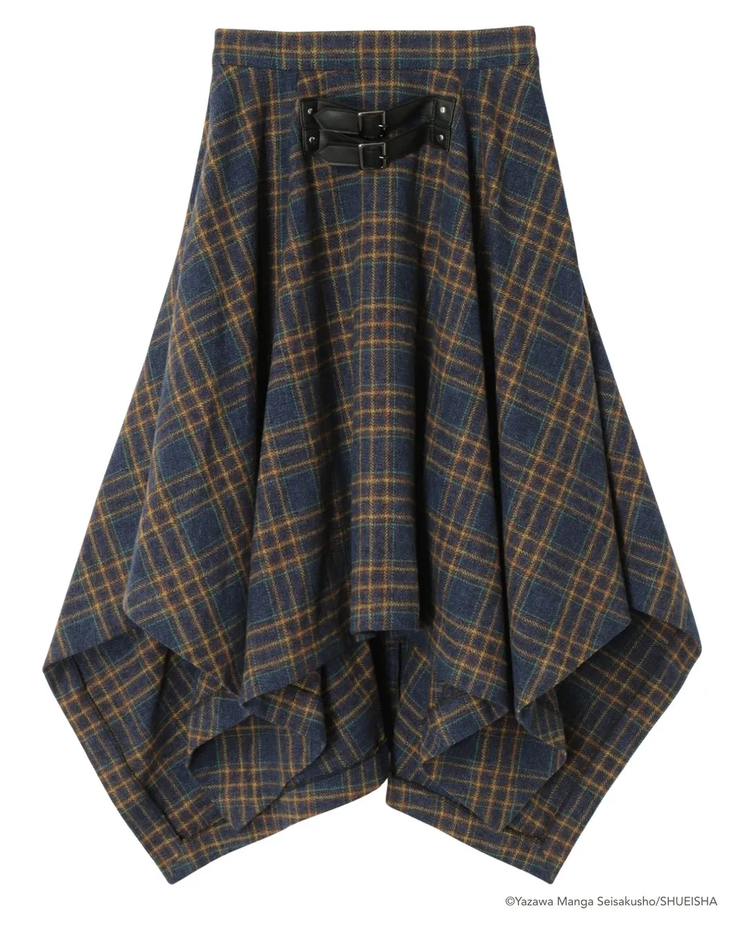 ADDIXY×NANA CHECK HEM SKIRT